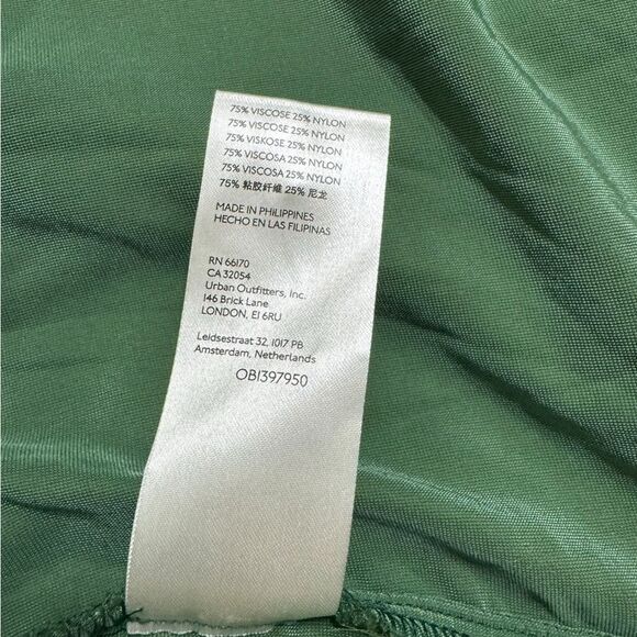 Anthropologie Pilcro Emerald Green Velvet Button Down Shirt Blouse Size Medium - Picture 8 of 8